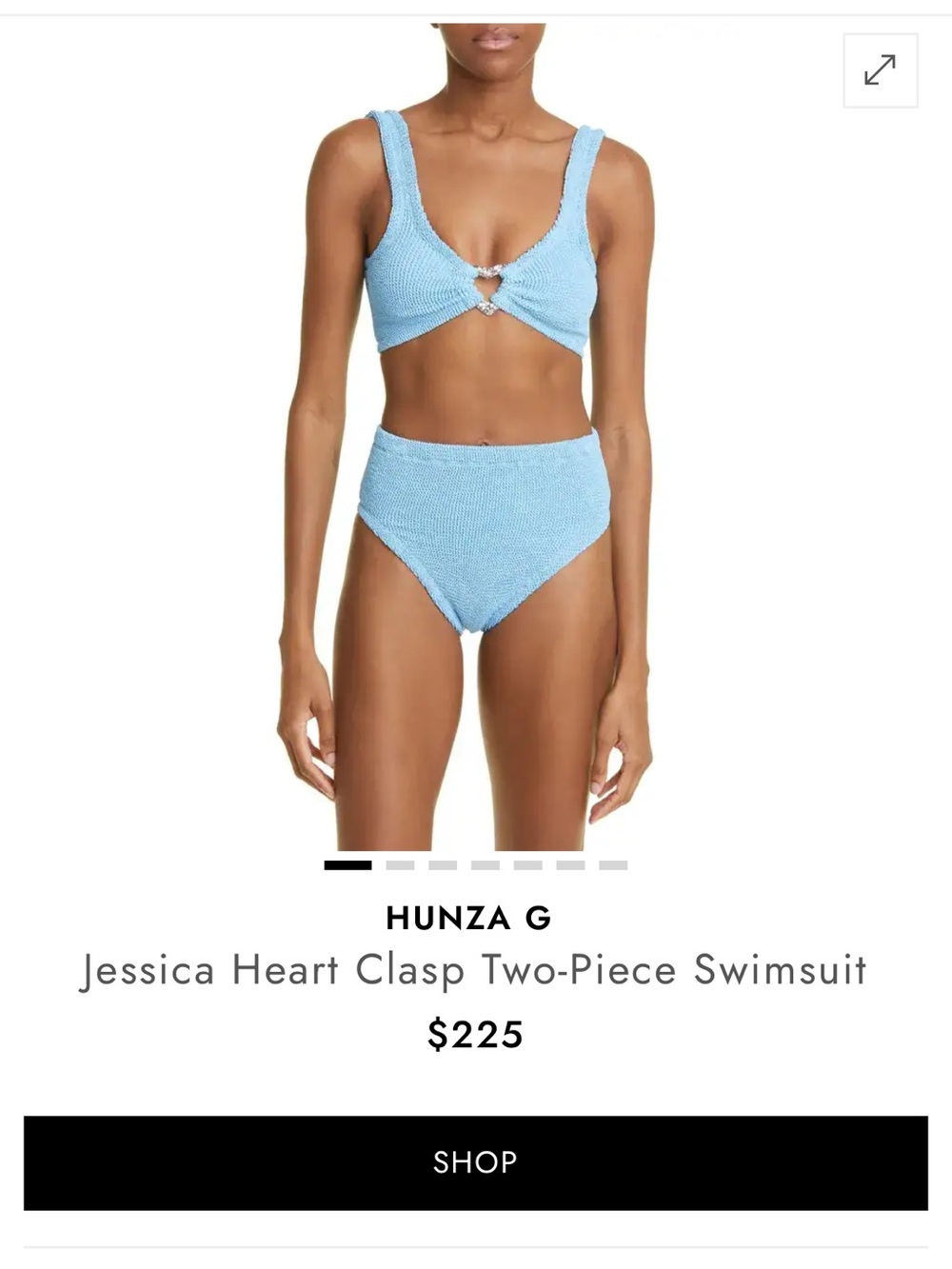 NEW Hunza G Jessica heart bikini - Picture 3 of 7